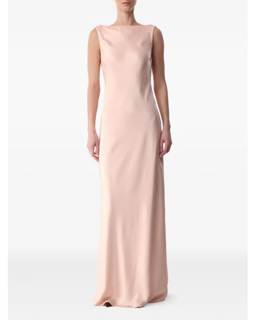 Abito Da Sera Con Scollo A Barca di Jason Wu in Pink