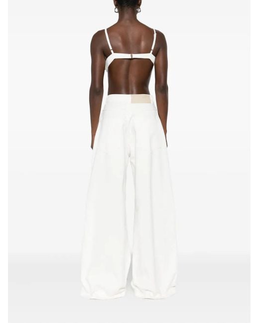 Amen Verfraaide Top in het Metallic