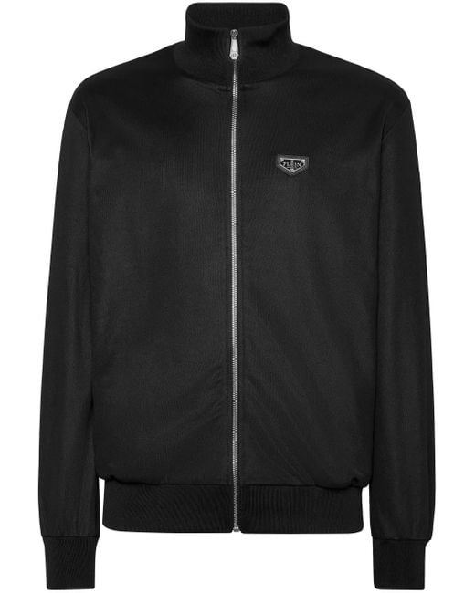 Chaqueta Con Parche Del Logo Philipp Plein de hombre de color Black