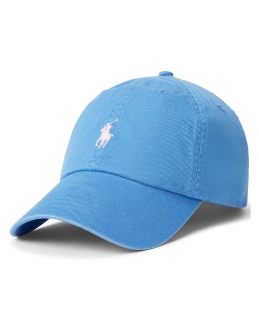 Casquette en coton à logo Polo Pony Polo Ralph Lauren pour homme en coloris Blue