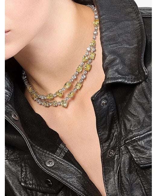 Gargantilla Canary Love Heart con diamantes Anabela Chan de color Natural