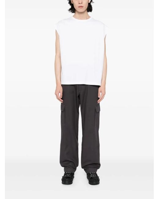 Agolde White Leonard Vest for men