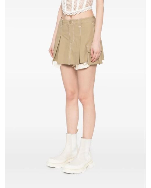 Musium Div. Natural Pleated Skort