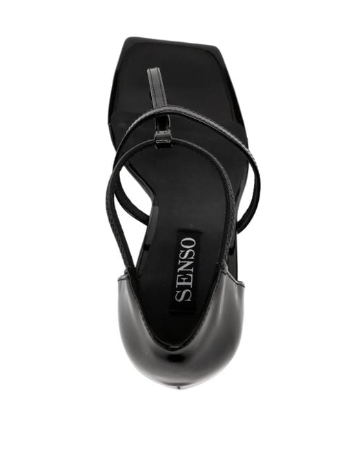 Senso Black Ebbie Heeled Sandals