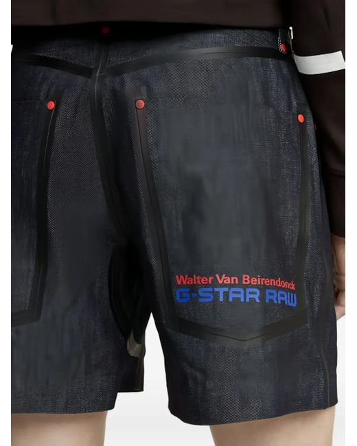 メンズ Walter Van Beirendonck X G-star ロゴ ショートパンツ