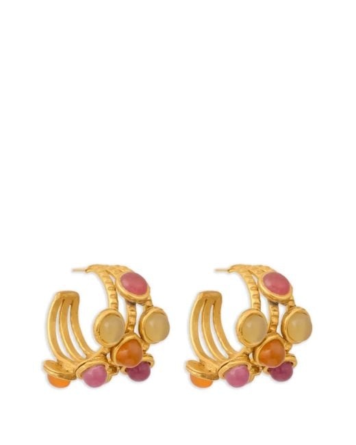 Sylvia Toledano Metallic Thalita Hoop Earrings