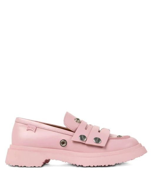 Camper Walden Twins ローファー Pink