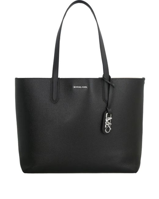 MICHAEL Michael Kors Eliza Leren Shopper in het Black