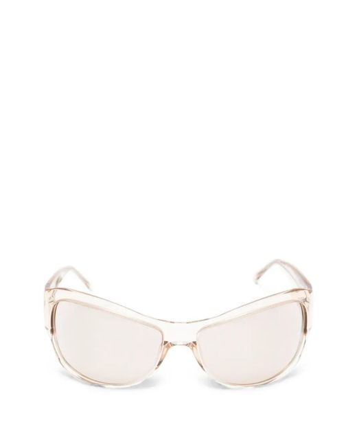 Chimi Natural Lilah Geometric-Frame Sunglasses