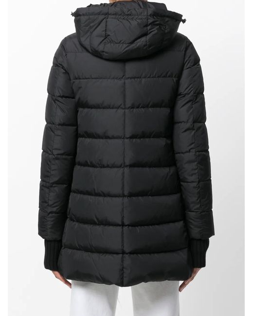 Abrigo A-Shape Chamonix Con Capucha Herno de color Black
