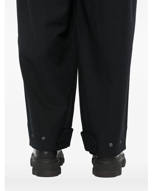 OPEN YY White Gathered Trousers