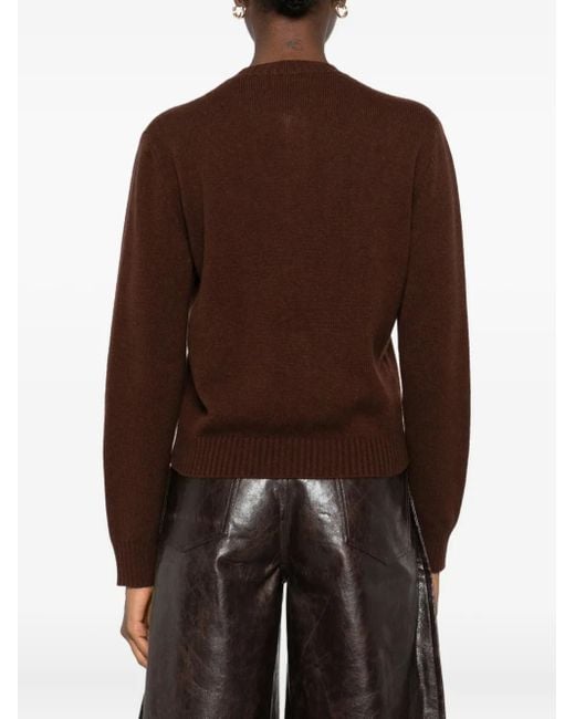 Fabiana Filippi Brown Verzierter Cardigan