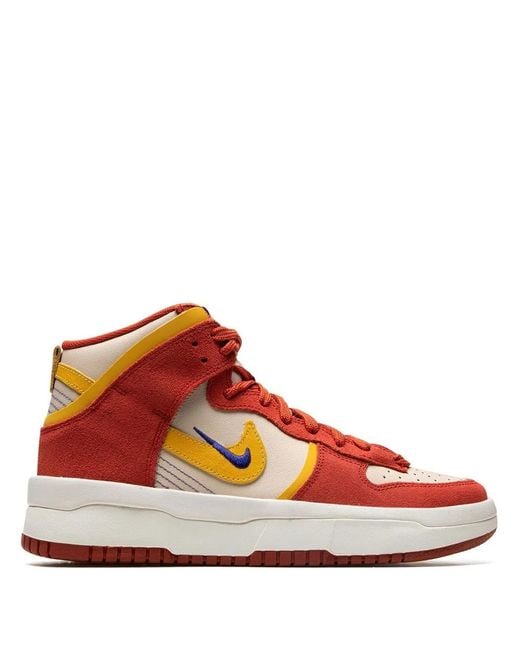 Nike Red Baskets Montantes Dunk Up