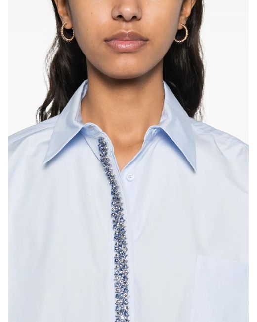 Camicia Con Strass di Maje in White