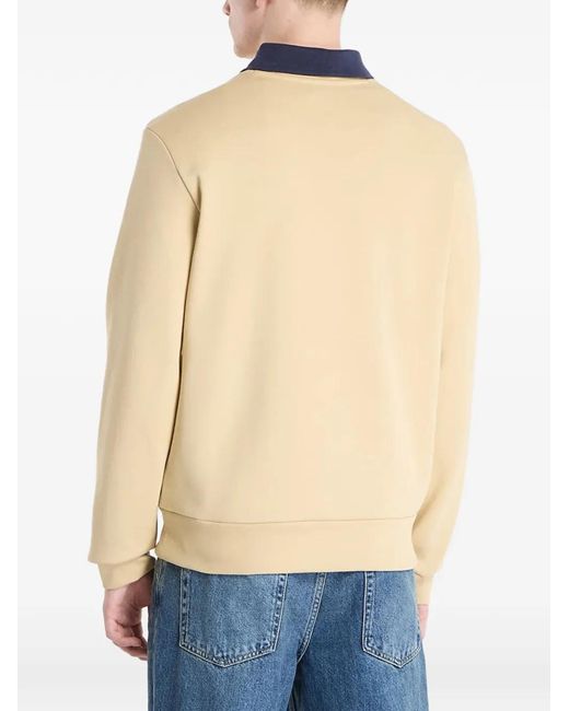 Lacoste Blue Logo-Patch Sweater for men