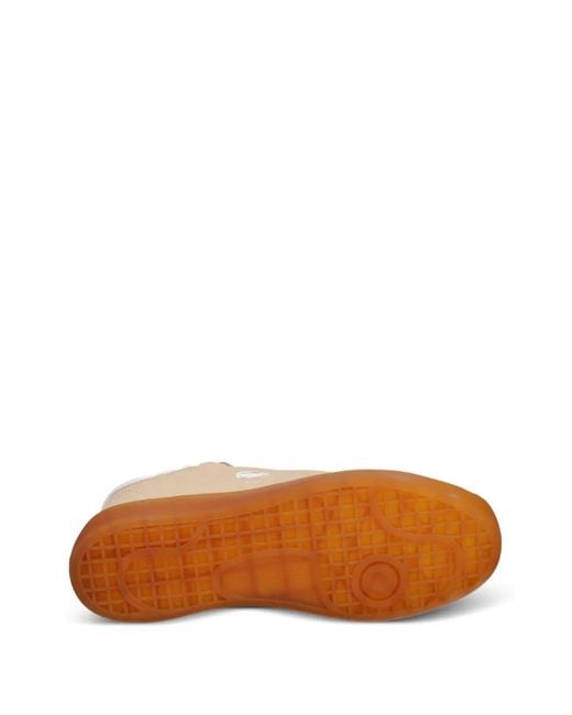 Lacoste White Baseshot Sneakers Mit Logo-Patch