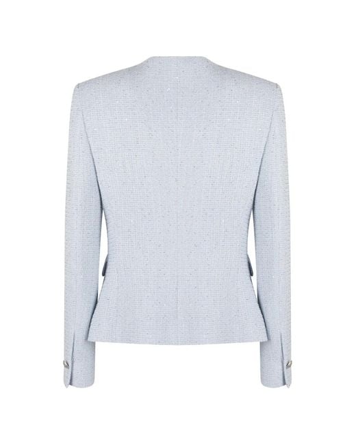 Tagliatore Blue Tone Button Jacket