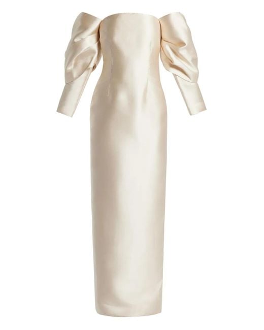 Solace London White Off-Shoulder Dress