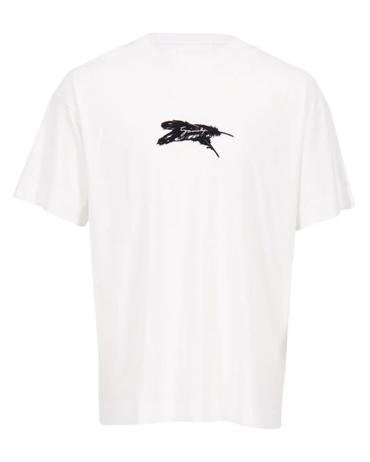 Camiseta De Algodón Givenchy de hombre de color White