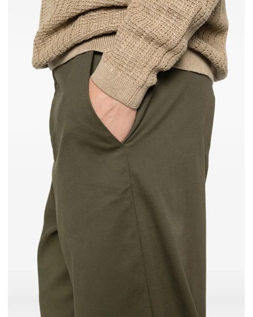 Imperial Green Buttoned Trousers for men