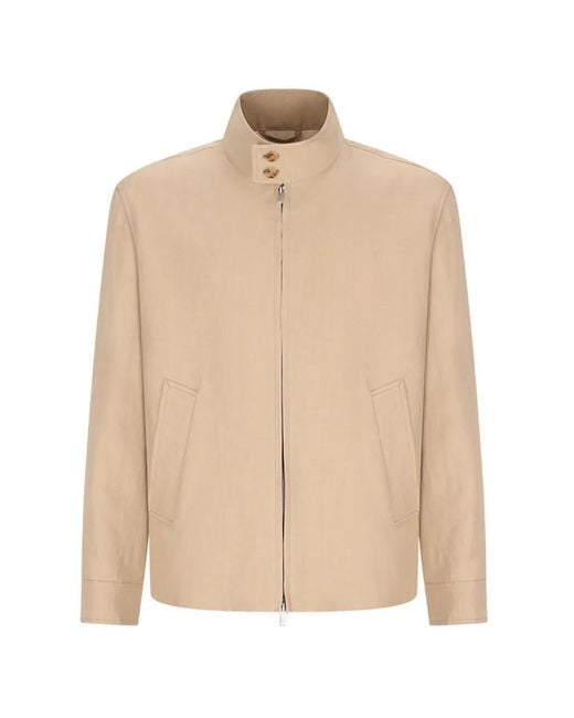 Lardini Natural Zipped Shirt Jacket for men