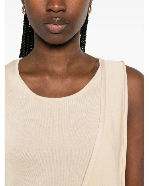 AYA MUSE Natural Taylx Draped Top