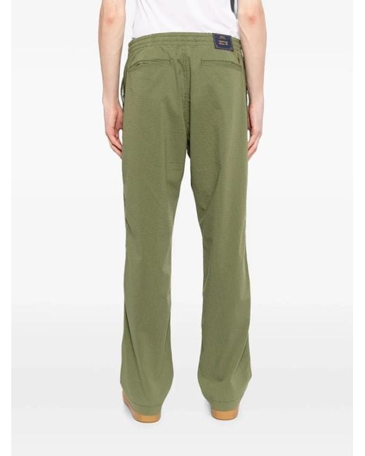 Polo Ralph Lauren Green Prepster Drawstring Textured Trousers for men