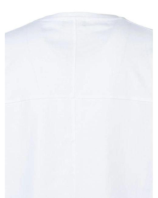 LAST NEST White Graphic-Print Box-Silhouette T-Shirt for men