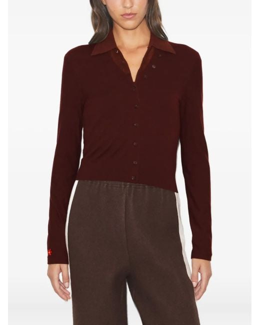 Tory Burchブラウン ニットカーディガン Vネック S Tory Burchブラウン ニットカーディガン Vネック S Tory Burch