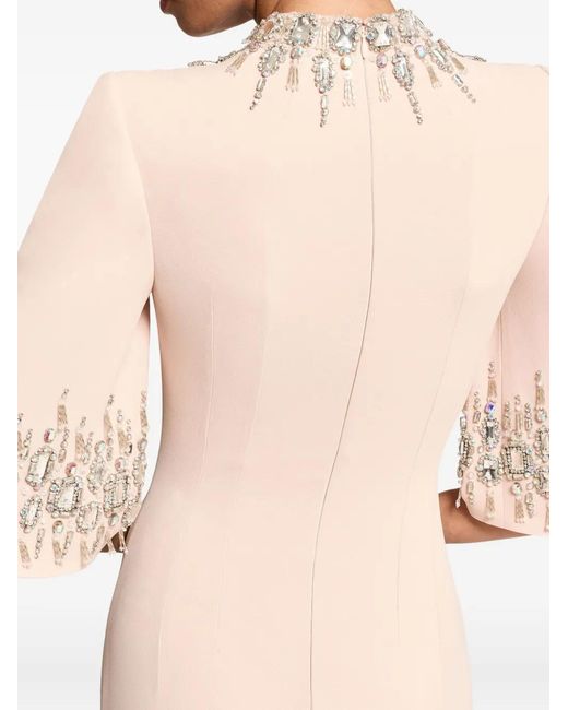 Jenny Packham Pink Ilana Embellished Maxi Dress
