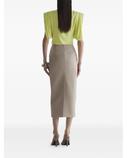 Mugler Green Jersey Blouse