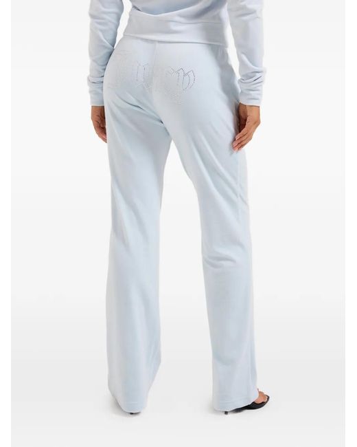 Juicy Couture Blue Elastoc-Waist Track Pants