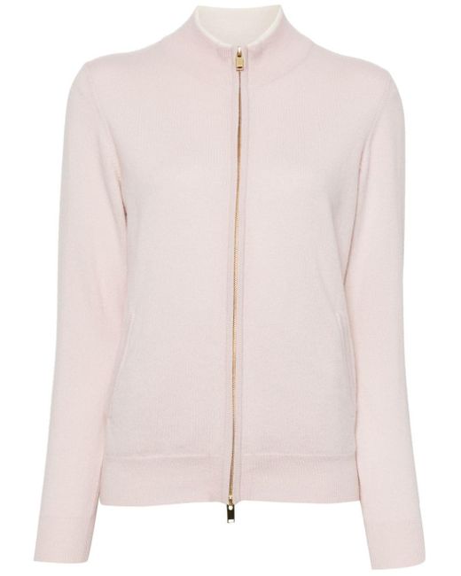 N.Peal Cashmere Pink Ayla Cashmere Cardigan