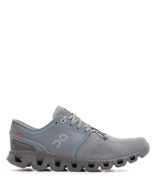 On Shoes Gray Cloud X 3 Lightweight Performance Sneakers for men