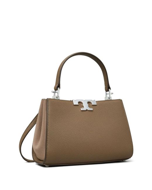 Tory Burch Metallic Mini Eleanor Pebbled Satchel
