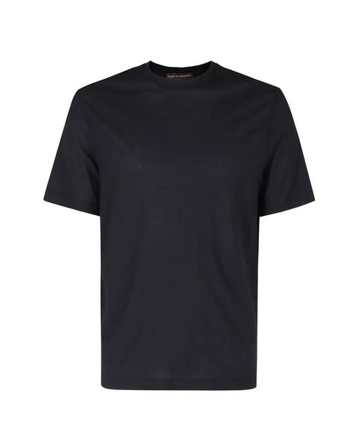 FILIPPO DE LAURENTIIS Black Short-Sleeve T-Shirt for men