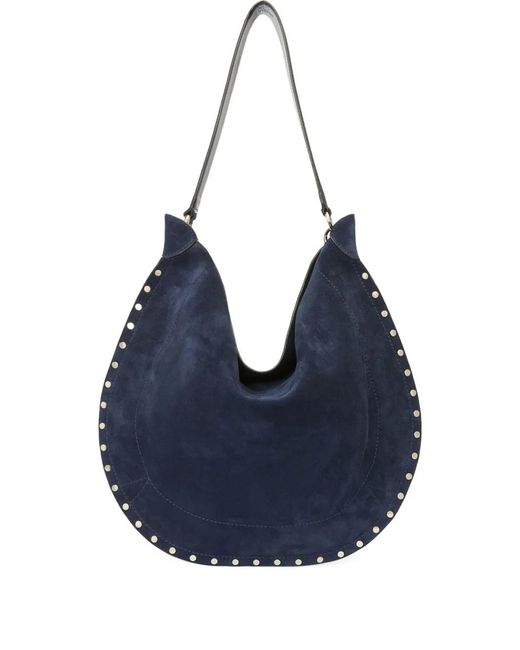 Isabel Marant Blue Oskan Soft Shoulder Bag