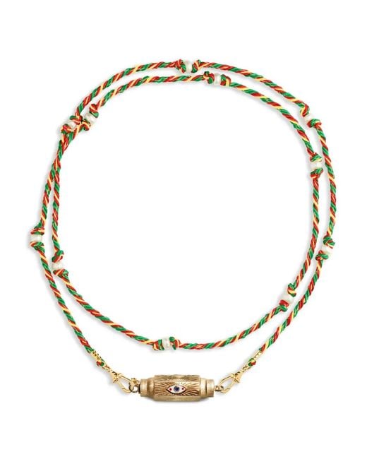 Marie Lichtenberg Metallic 14Ct Mauli Necklace