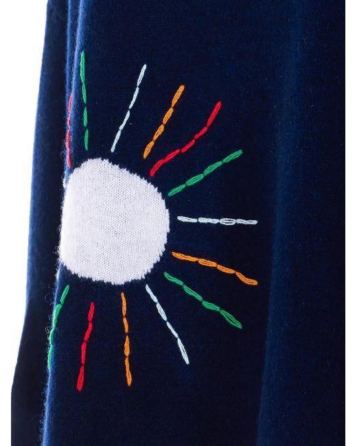 Maglione Con Scollo A V di Not Shy in Blue