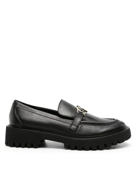 Liu Jo Black Cora 01 Leather Loafers