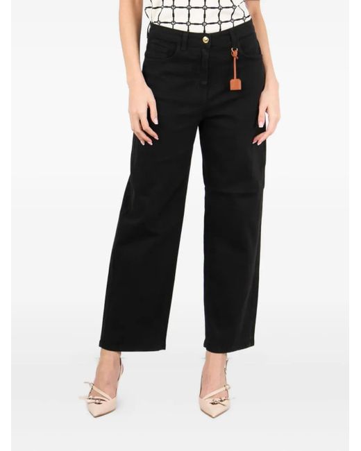 Jeans Con Logo di Elisabetta Franchi in Black