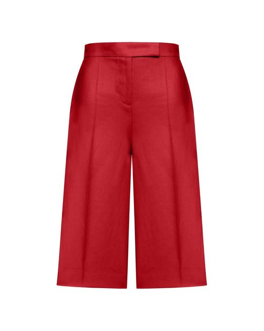 Max Mara Linen Tailored Shorts
