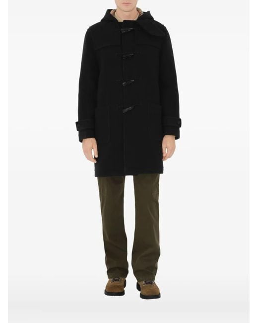 Burberry Wollen Duffeljas in het Black voor heren