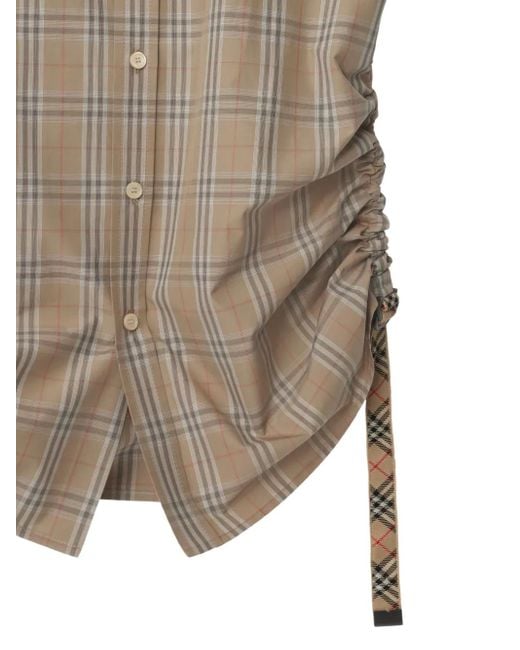 Chemise en coton à chèque de noix de Burberry en coloris Multicolor