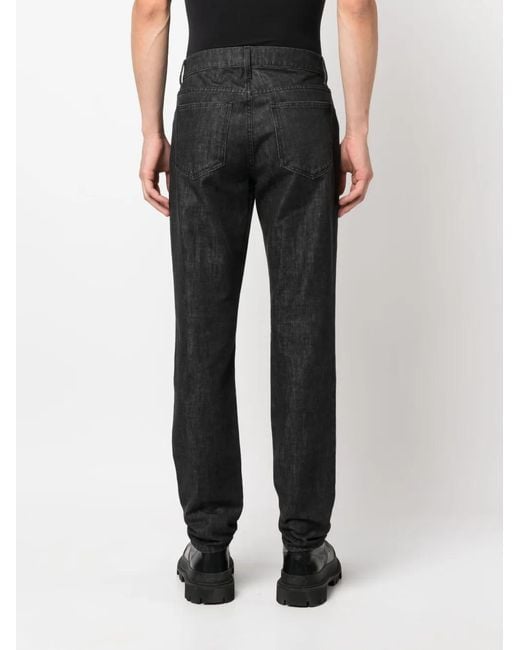 Moschino Black Dark-Wash Slim-Fit Jeans for men