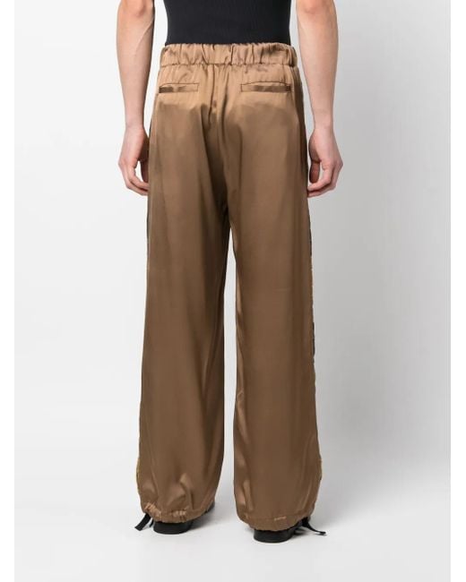 Versace Brown Heritage Trousers for men