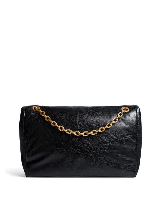 Balenciaga Women's Monaco Medium Chain Shoulder Bag - Black