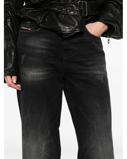 DIESEL Black Relaxed Jeans Low Waist 2001 D-Macro