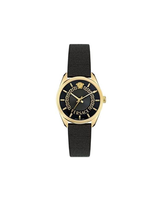 Reloj V-Circle de 36 mm Versace de color Black