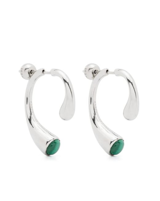 Pendientes P Malakite Panconesi de color White
